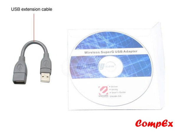 Encore Super-G Wireless Usb Adapter Enuwi-Sg Network Card