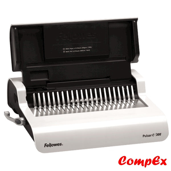 Fellowes Pulsar E 300 Electric Comb Binding Machine W/starter Kit
