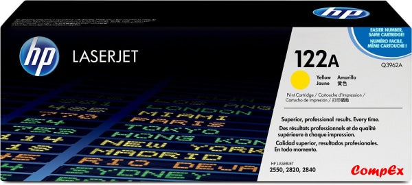 Hp 122A Yellow Original Laserjet Toner Cartridge (Q3962A)