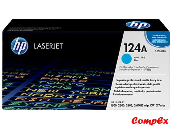 Hp 124A Cyan Original Laserjet Toner Cartridge (Q6001A)