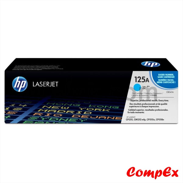 Hp 125A Cyan Original Laserjet Toner Cartridge (Cb541A)