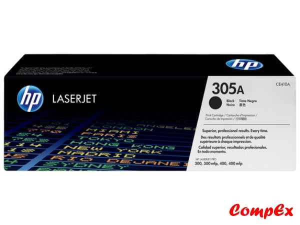 Hp 305A Black Original Laserjet Toner Cartridge (Ce410A)