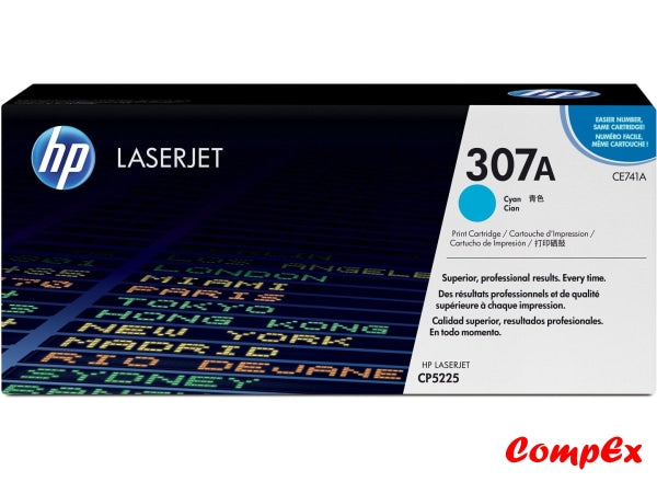 Hp 307A Cyan Original Laserjet Toner Cartridge (Ce741A)