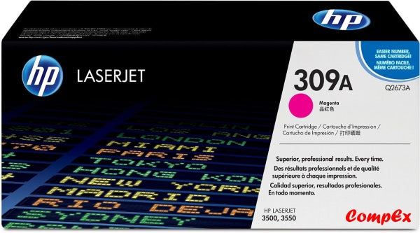 Hp 309A Magenta Original Laserjet Toner Cartridge (Q2673A)
