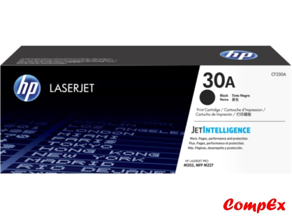 Hp 30A Black Original Laserjet Toner Cartridge (Cf230A)