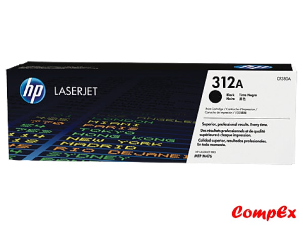 Hp 312A Black Original Laserjet Toner Cartridge (Cf380A)