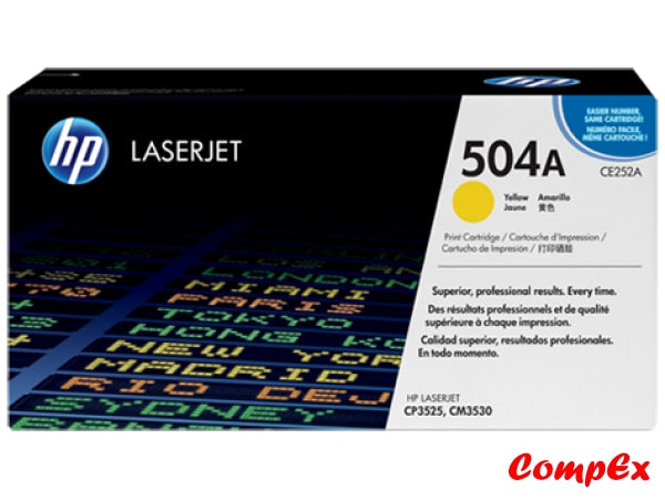Hp 504A Yellow Original Laserjet Toner Cartridge (Ce252A)