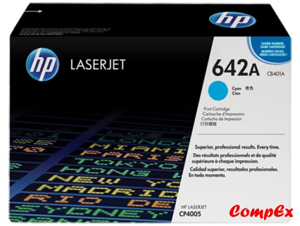 Hp 642A Cyan Original Laserjet Toner Cartridge (Cb401A)