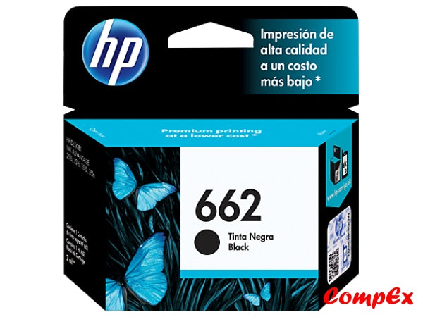 Hp 662 Black Original Ink Advantage Cartridge (Cz103Al)