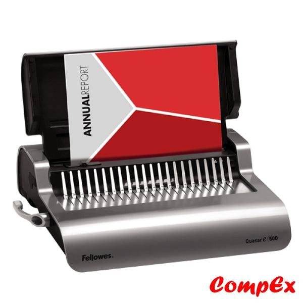 Quasar E 500 Electric Comb Binding Machine W/ Starter Kit