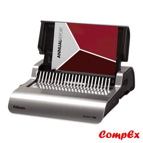 Quasar E 500 Electric Comb Binding Machine W/ Starter Kit