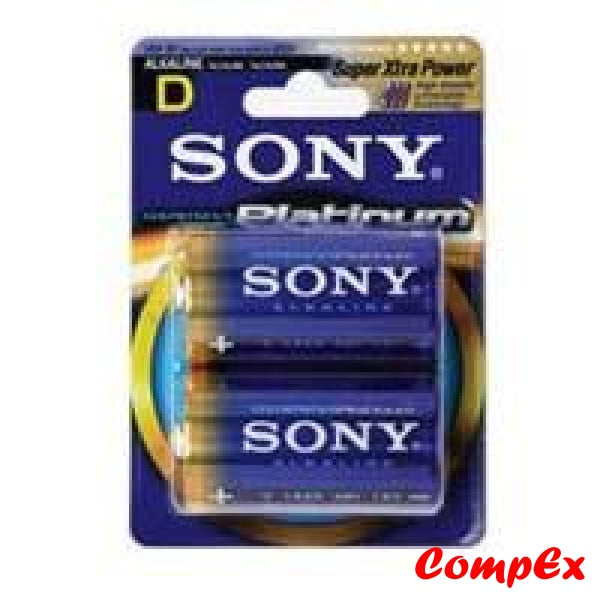 Sony Am1B2D Stamina Plus Alkaline Battery 1.5V - Size D 2Pk