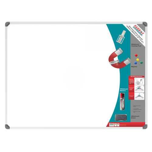 Parrot Slimline Magnetic Whiteboard (1200*900mm - Retail)