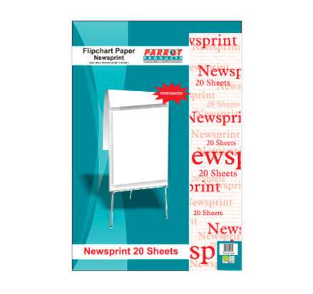 Parrot Flipchart  Newsprint Paper (20 Sheets - 860*610mm)