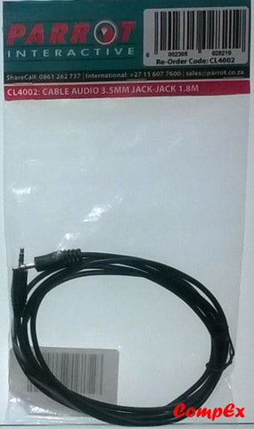 3.5Mm Audio Jack Cable (1.8 Meters) Adaptors