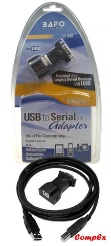 Bafo Bf-810 Usb To Serial Adapter (Db9) Adaptor