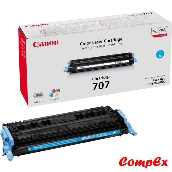 Canon 707C Cyan Toner Cartridge (#9423A004)
