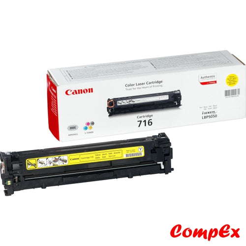 Canon 716Y Yellow Toner Cartridge (#1977B002)