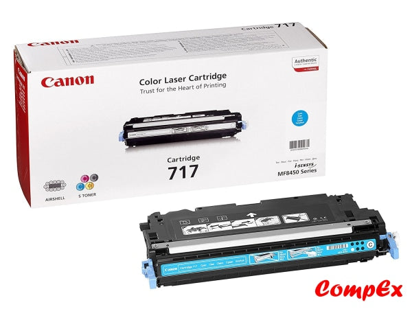 Canon 717C Cyan Toner Cartridge (2577B002Aa)