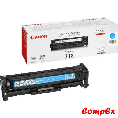 Canon 718C Cyan Toner Cartridge (#2661B002)
