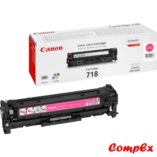 Canon 718M Magenta Toner Cartridge (#2660B002)