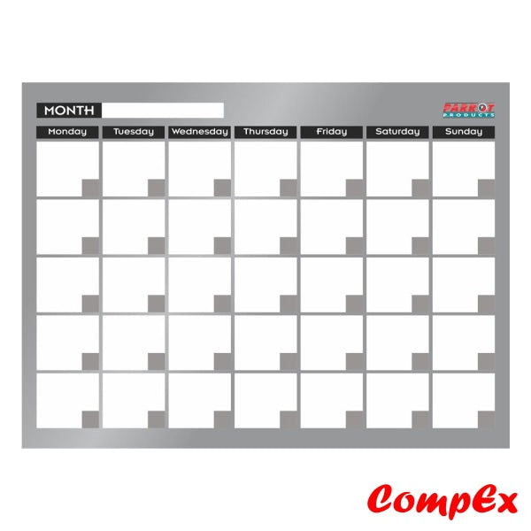 Cast Acrylic Monthly Planner (Cast - 600 X 450Mm) Planners
