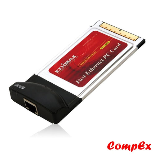Edimax Cardbus (Pcmcia) Fast Ethernet 32-Bit Ep-4103Dl Network Card