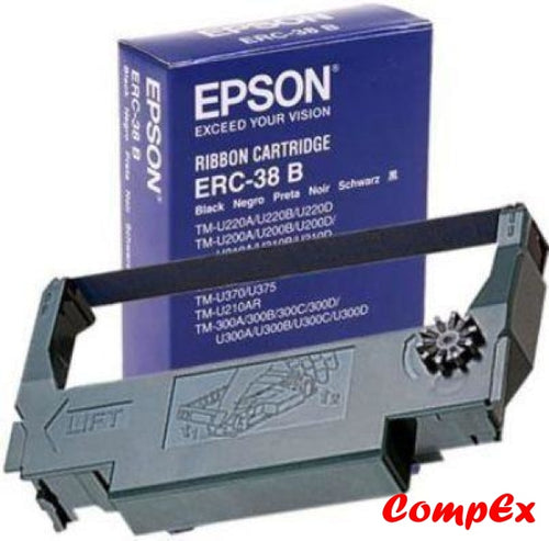 Epson Black Fabric Ribbon Erc-38B