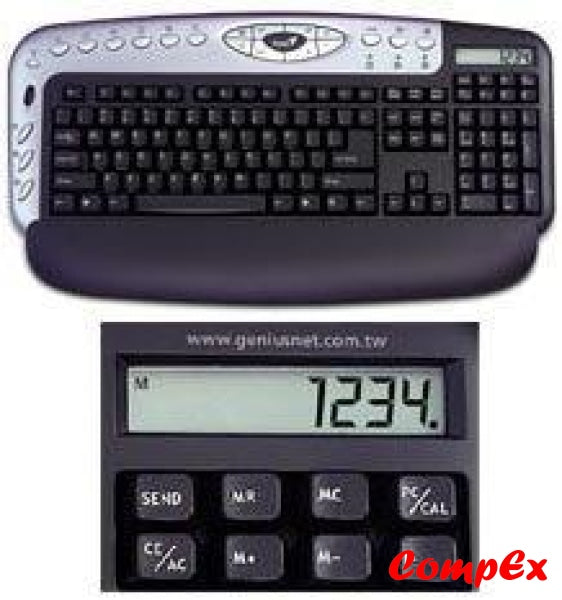 Genius Kb 29E Blue Calculator Keyboard Ps2