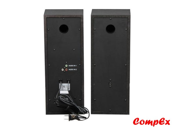 Genius Sp-Hf1800A 50 W 2.0 Three-Way Hi-Fi Wood Speakers