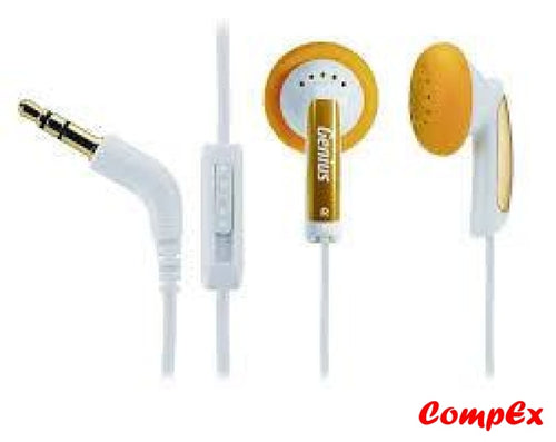 Genius Vivid Earphones Ghp-02V Mango Headphone