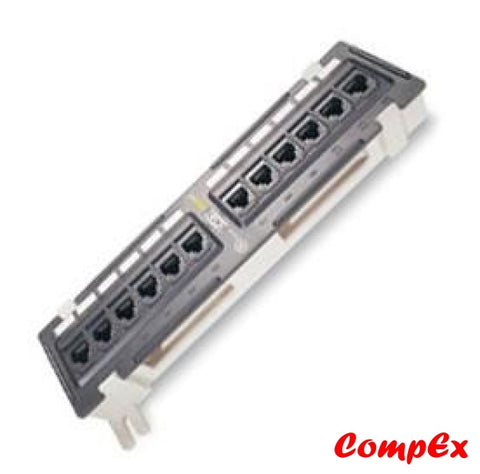 Goldx Patch Panel 12 Port Cat5E Wall Mount A&b Vertical Gxn-C5Ep12