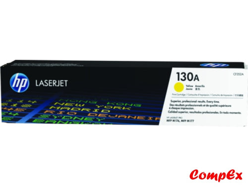Hp 130A Yellow Original Laserjet Toner Cartridge (Cf352A)