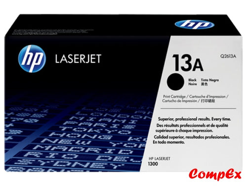 Hp 13A Black Original Laserjet Toner Cartridge (Q2613A)