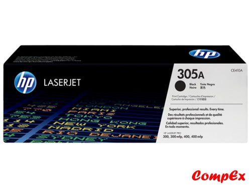 Hp 305A Black Original Laserjet Toner Cartridge (Ce410A)