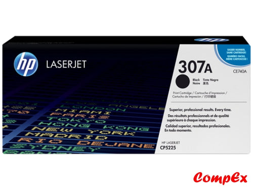 Hp 307A Black Original Laserjet Toner Cartridge (Ce740A)