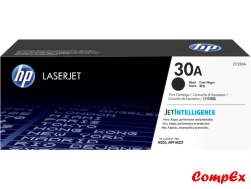 Hp 30A Black Original Laserjet Toner Cartridge (Cf230A)