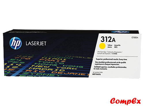 Hp 312A Yellow Original Laserjet Toner Cartridge (Cf382A)
