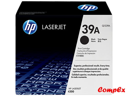 Hp 39A Black Original Laserjet Toner Cartridge (Q1339A)