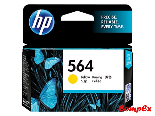 Hp 564 Yellow Original Ink Cartridge (Cb320Wa)