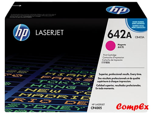 Hp 642A Magenta Original Laserjet Toner Cartridge (Cb403A)