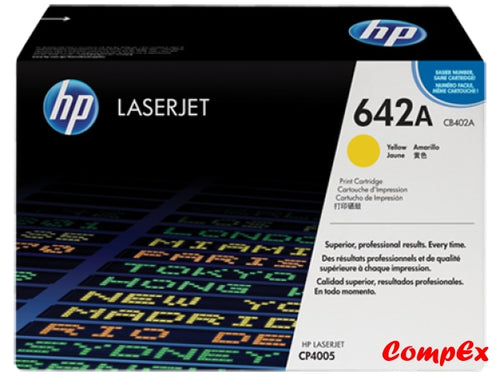 Hp 642A Yellow Original Laserjet Toner Cartridge (Cb402A)