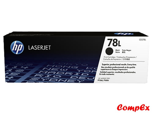 Hp 78L Economy Black Original Laserjet Toner Cartridge (Ce278L)