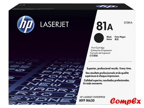 Hp 81A Black Original Laserjet Toner Cartridge (Cf281A)