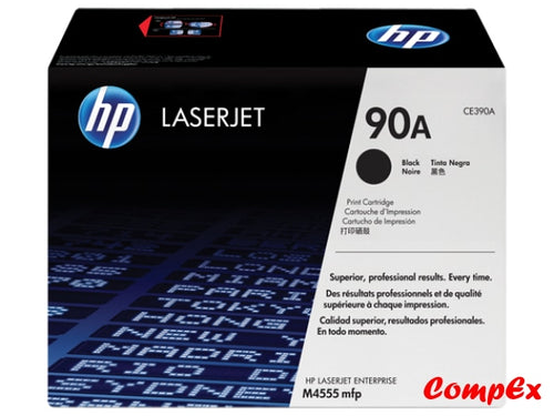 Hp 90A Black Original Laserjet Toner Cartridge (Ce390A)
