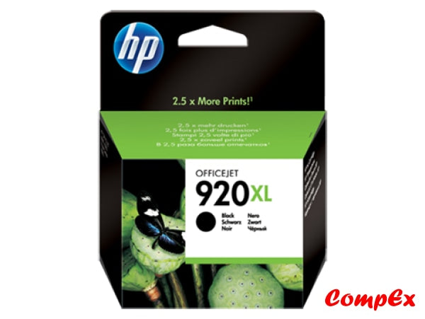 Hp 920Xl High Yield Black Original Ink Cartridge (Cd975Ae)