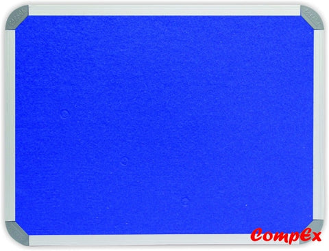 Info Board (Aluminium Frame - 1200*900Mm Royal Blue) Boards Felt)