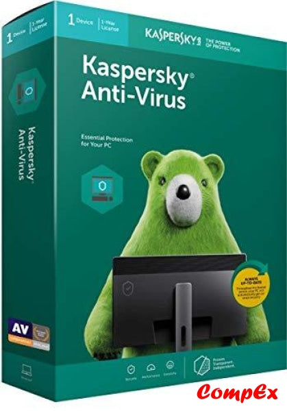 Kaspersky Anti-Virus - 1 Device Year (Cd) Software