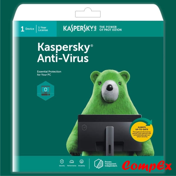 Kaspersky Anti-Virus - 1 Device Year (Cd) Software