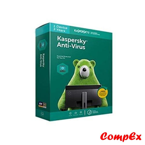 Kaspersky Anti-Virus - 3 Device 1 Year (Cd) Software
